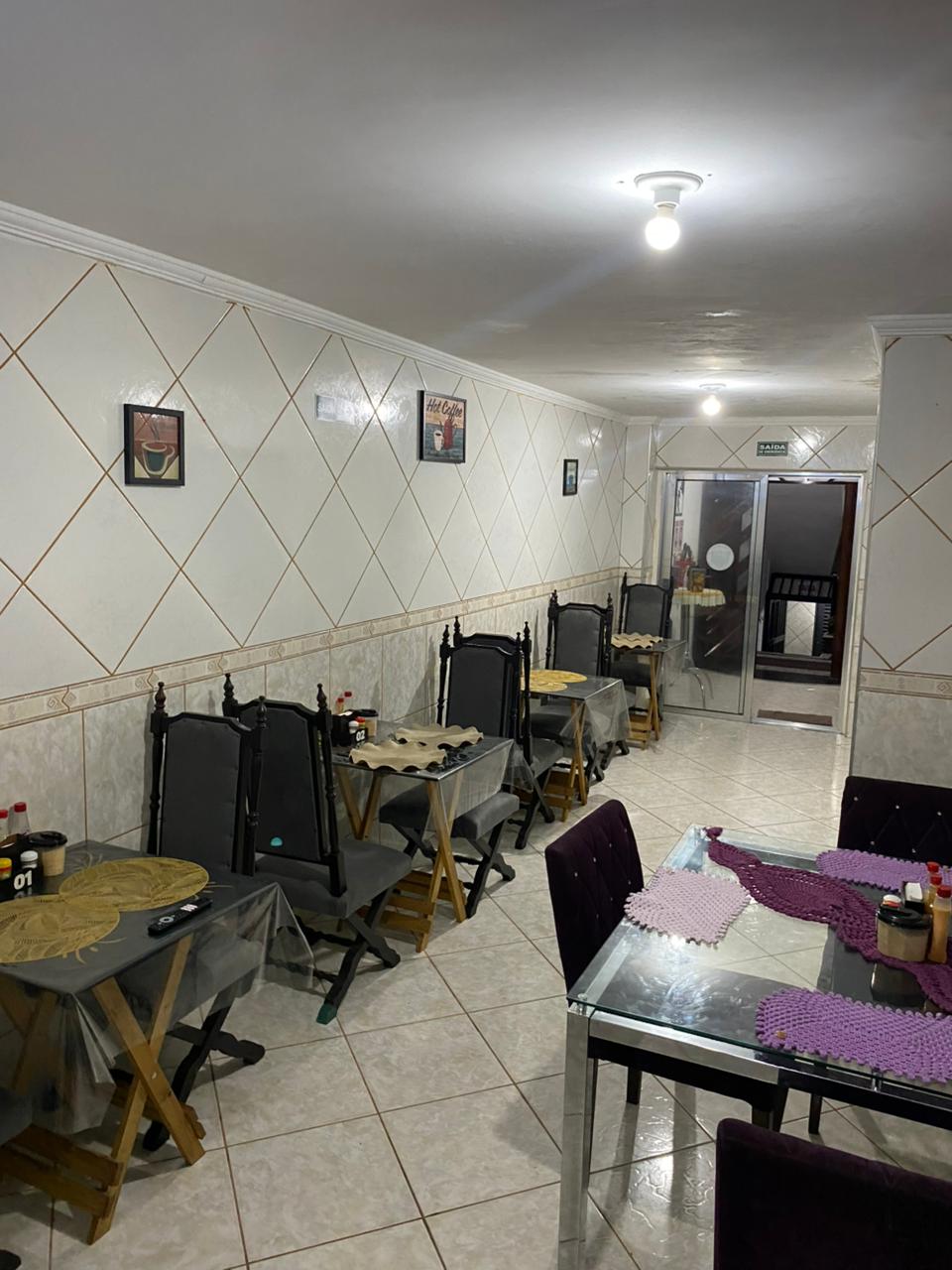 Área de café da manhã do Hostel Anprado