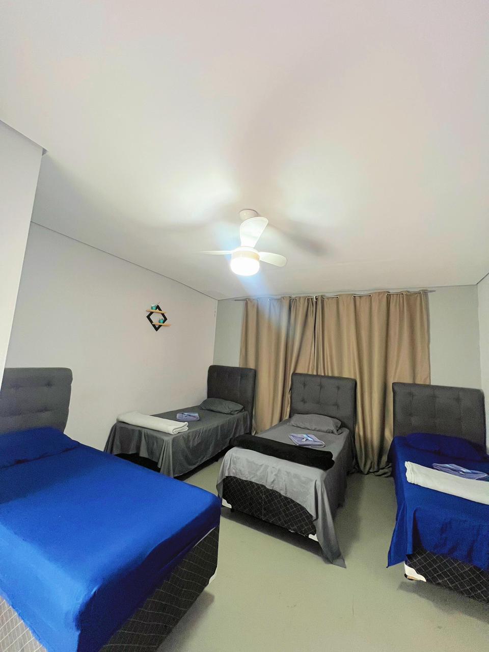 Quarto compartilhado do Hostel Anprado